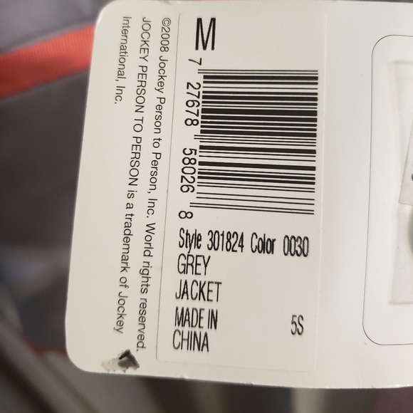 Jockey Blazer Med. Gray - Picture 7 of 8